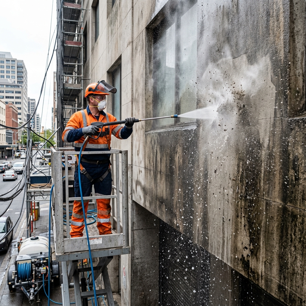 Pressure washing service
